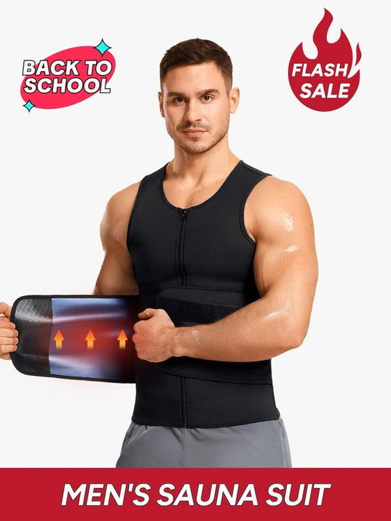 Sauna Sports Vest Suit Top